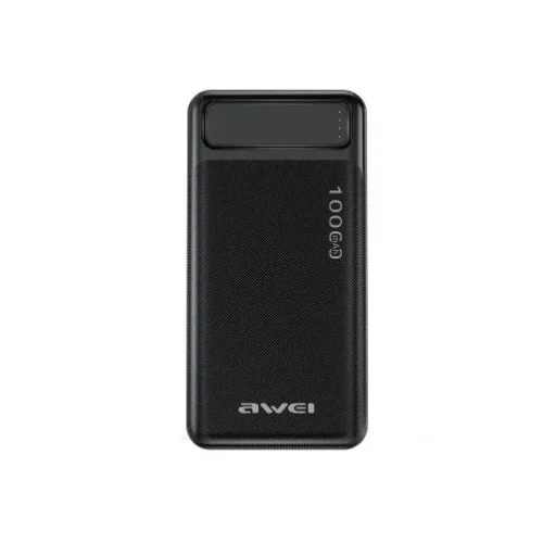 AWEI P5K 10,000mAh Mini Portable Dual USB Power Bank – 2.1A (10.5W)